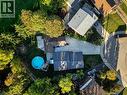 View from above of property featuring a pool area - 17 Carmen Avenue, Hamilton, ON  - Outdoor 