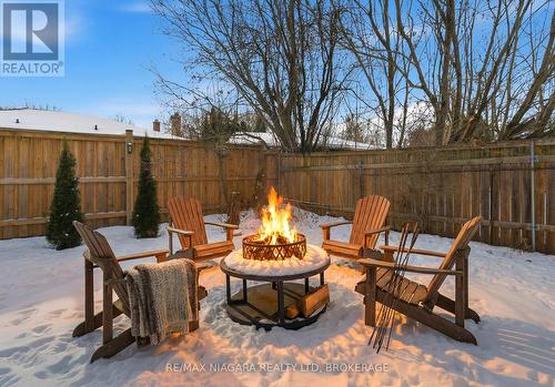 winter view - 5928 Carman Street, Niagara Falls (Church'S Lane), ON - Outdoor With Deck Patio Veranda