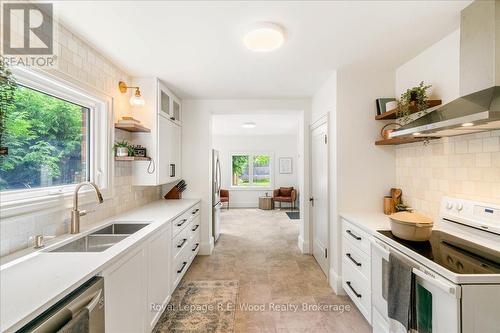 15 Mckenzie Street, Tillsonburg, ON - Indoor Photo Showing Kitchen With Double Sink