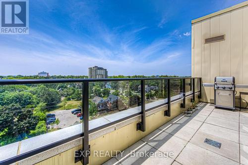 417 - 399 Queen Street S, Kitchener, ON - Outdoor With Balcony With View With Exterior