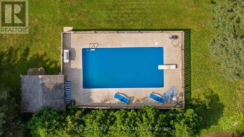 1551 Gill Road, Springwater, ON - Outdoor With In Ground Pool