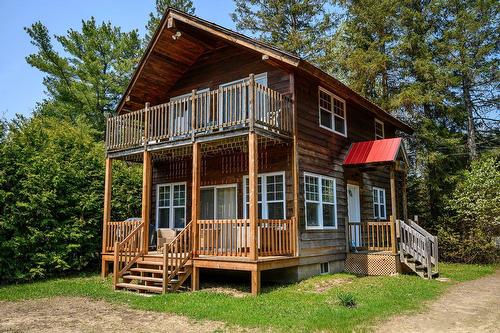 Frontage - 6884 Rue De La Rivière, Val-Morin, QC - Outdoor With Deck Patio Veranda