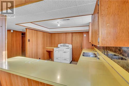 224 Spanish River Drive, Espanola, ON - Indoor Photo Showing Kitchen With Double Sink