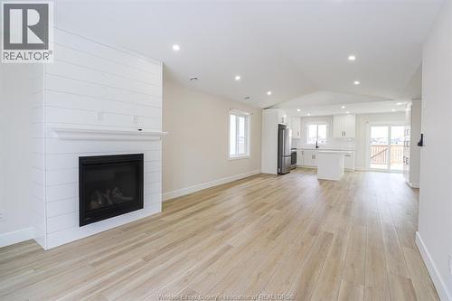 97 Kingsbridge, Amherstburg, ON - Indoor Photo Showing Living Room With Fireplace