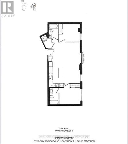 Floor Plan - 1603 - 1050 Eastern Avenue, Toronto, ON - Other