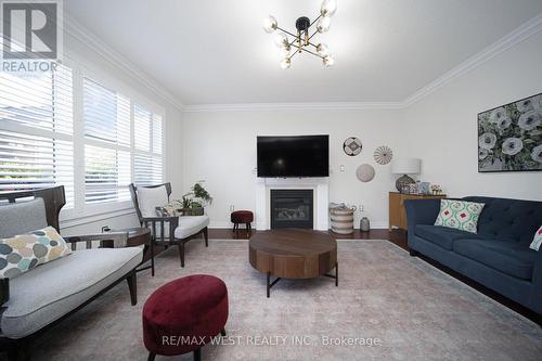 43 Swanton Road, Brampton, ON - Indoor Photo Showing Living Room With Fireplace