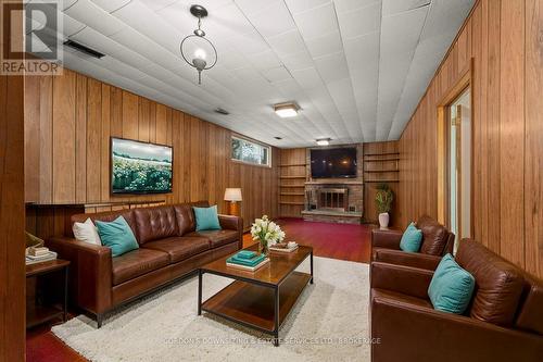 873 Danbury Road, Kingston (South Of Taylor-Kidd Blvd), ON - Indoor Photo Showing Living Room With Fireplace