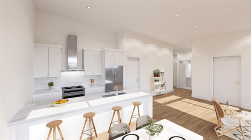 9-7181 Lantzville Rd, Lantzville, BC - Indoor Photo Showing Kitchen With Upgraded Kitchen