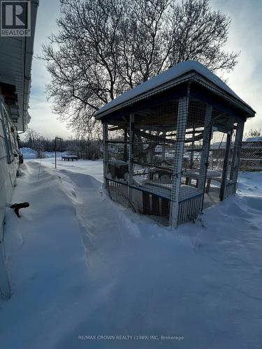 backyard with cat area - 80 Brunelle Road S, Kapuskasing, ON - Outdoor