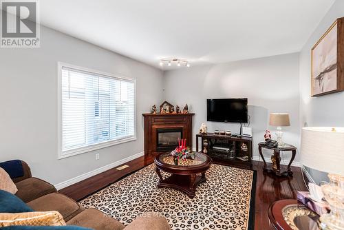 102 Erika Crescent, Hamilton, ON - Indoor Photo Showing Living Room With Fireplace