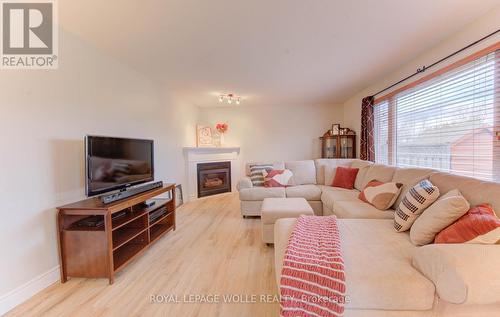 396 Otterbein Road, Kitchener, ON - Indoor Photo Showing Living Room With Fireplace