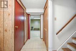 Hallway leads to workshop & storage/utility room - 