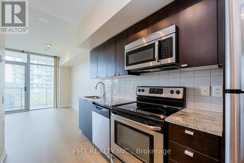 612 - 105 The Queensway, Toronto, ON - Indoor Photo Showing Kitchen With Stainless Steel Kitchen With Upgraded Kitchen