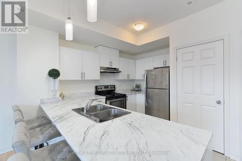 1704 - 2420 Baronwood Drive, Oakville, ON - Indoor Photo Showing Kitchen With Stainless Steel Kitchen With Double Sink