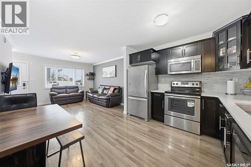 329 320 Cornish Road, Saskatoon, SK - Indoor Photo Showing Kitchen With Stainless Steel Kitchen With Upgraded Kitchen