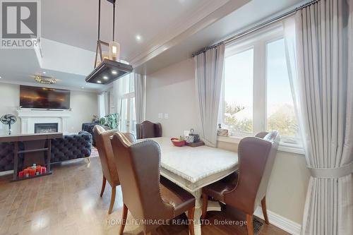 1773 Spruce Hill Road, Pickering, ON - Indoor Photo Showing Dining Room With Fireplace