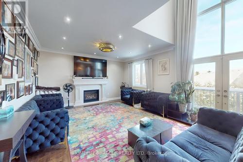 1773 Spruce Hill Road, Pickering, ON - Indoor Photo Showing Living Room With Fireplace