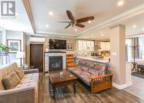 16 First Street, Orillia, ON - Indoor With Fireplace