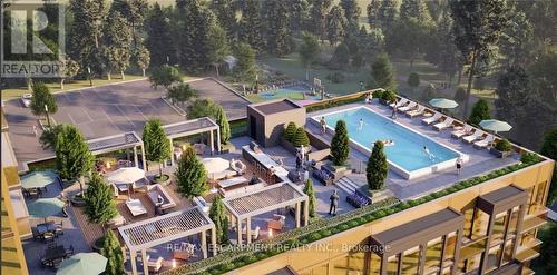 340 - 2343 Khalsa Gate, Oakville, ON - Outdoor With In Ground Pool With View