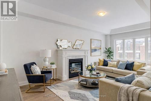 21 Seguin Street, Richmond Hill, ON - Indoor Photo Showing Living Room With Fireplace