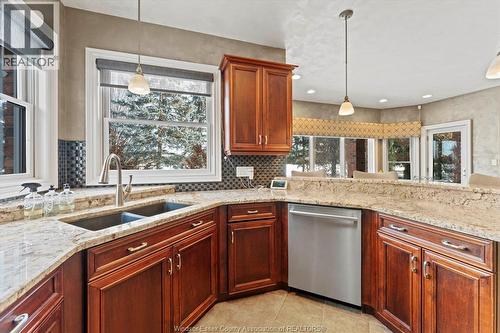 227 Clubview Drive, Amherstburg, ON - Indoor Photo Showing Kitchen With Double Sink