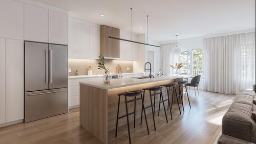 Cuisine - 6265 3E Avenue, Montréal (Rosemont/La Petite-Patrie), QC - Indoor Photo Showing Kitchen With Upgraded Kitchen