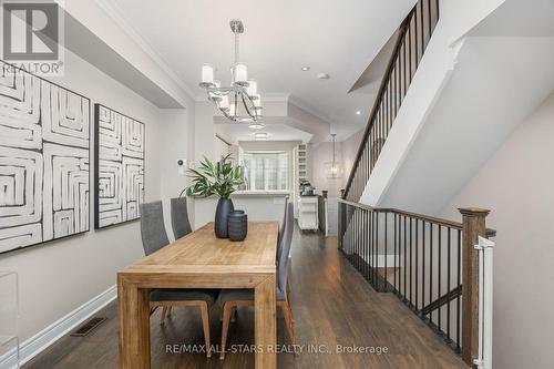 Dining Area with Hardwood Floors - 114 Six Point Road, Toronto, ON - Indoor Photo Showing Other Room