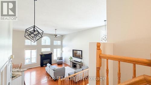 Upper Level Landing - 101 Macassa Circle, Ottawa, ON - Indoor With Fireplace