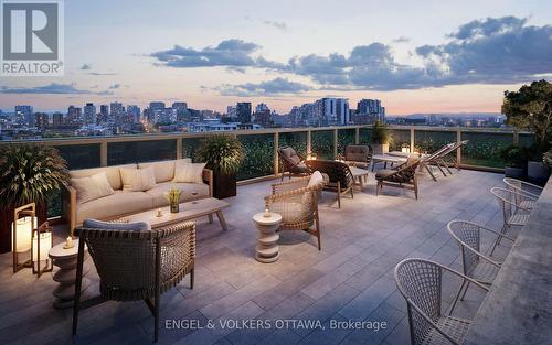 Common rooftop terrace - 218 - 8 Blackburn Avenue, Ottawa, ON - Outdoor With View