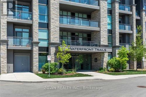 222 - 35 Southshore Crescent, Hamilton, ON - Outdoor With Balcony With Facade