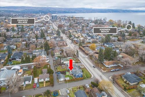 2405 Pandosy Street, Kelowna, BC - Outdoor With Body Of Water With View
