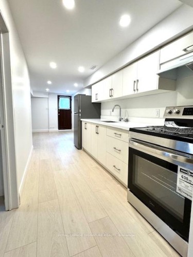 Main/Lower-115 Torrens Avenue, Toronto, ON - Indoor Photo Showing Kitchen
