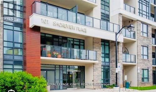 614 - 101 Shoreview Place, Hamilton, ON - Outdoor With Facade