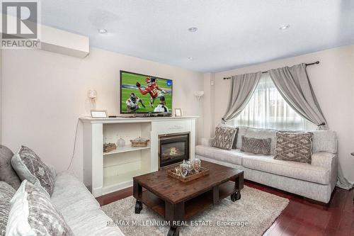 5525 Heatherleigh Avenue, Mississauga, ON - Indoor Photo Showing Living Room With Fireplace