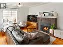 1852 Marshall Street, Kelowna, BC  - Indoor Photo Showing Living Room With Fireplace 