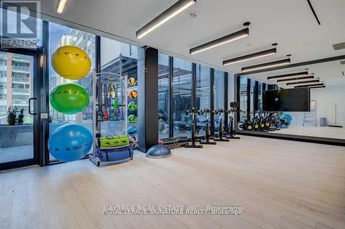 1801 - 85 Wood Street, Toronto, ON - Indoor Photo Showing Gym Room