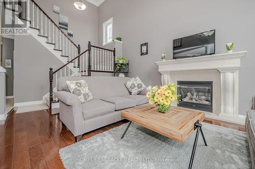 80 Meadowbank Drive, Hamilton, ON - Indoor Photo Showing Living Room With Fireplace