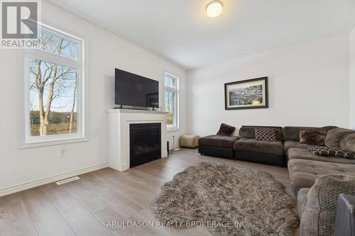 513 Hornbeck Street, Cobourg, ON - Indoor Photo Showing Living Room With Fireplace