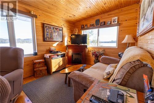 3 Onaping Lake, Onaping, ON - Indoor With Fireplace