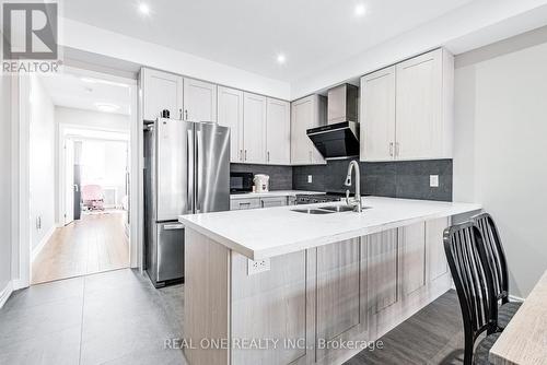 4798 16Th Avenue, Markham, ON - Indoor Photo Showing Kitchen With Stainless Steel Kitchen With Double Sink