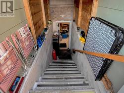 Basement Stairs to Furnace Room - 