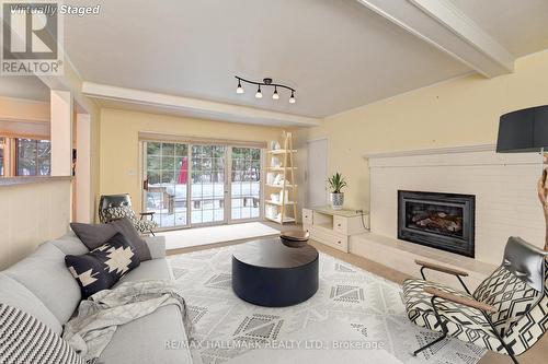 54 Ashton Crescent, Waterloo, ON - Indoor Photo Showing Living Room With Fireplace