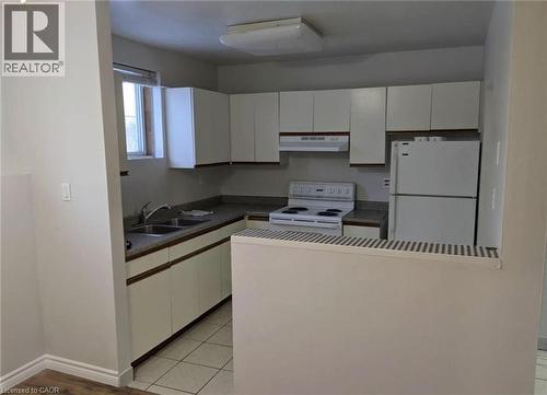 839 Stirling Avenue S, Kitchener, ON - Indoor Photo Showing Kitchen With Double Sink