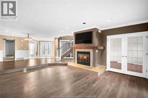 128 Marine, Tecumseh, ON - Indoor Photo Showing Living Room With Fireplace