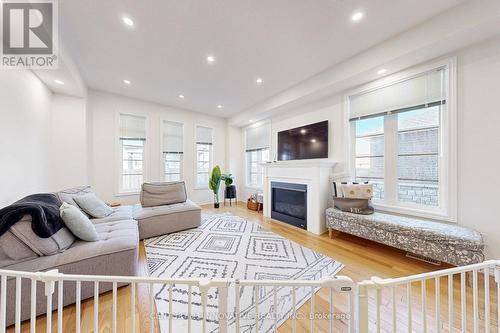 1173 Church Street N, Ajax, ON - Indoor Photo Showing Living Room With Fireplace