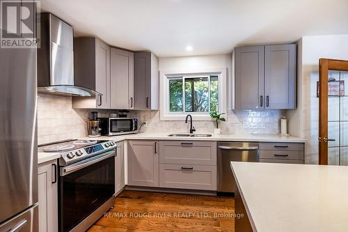 229 Liberty Street N, Clarington (Bowmanville), ON - Indoor Photo Showing Kitchen With Double Sink