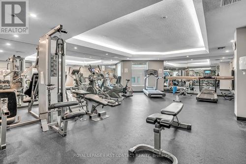 1405 - 150 Dunlop Street E, Barrie, ON - Indoor Photo Showing Gym Room