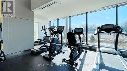 2303 - 85 Mcmahon Drive, Toronto, ON - Indoor Photo Showing Gym Room