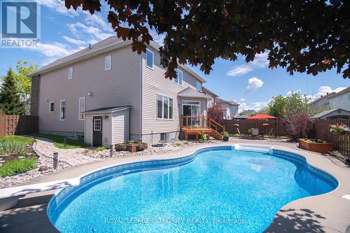 34 Keighley Circle, Ottawa, ON - Outdoor With In Ground Pool With Backyard