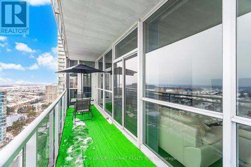 1705 - 223 Webb Drive, Mississauga, ON - Outdoor With Balcony With View With Exterior